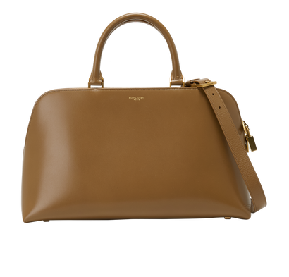 Sac De Jour Doctor Duffle, &pound;1,200, Handbags, Tan, Leather, Front view